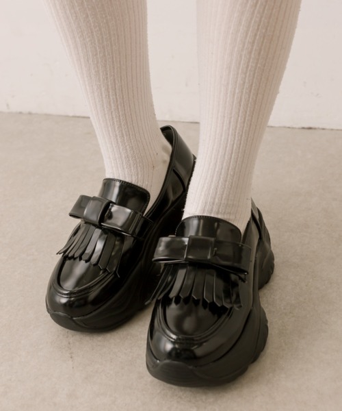 【S/M/Lサイズ展開 SNSで話題の！】スニーカーソールローファー（その他シューズ）｜OLIVE des OLIVE（オリーブデオリーブ）