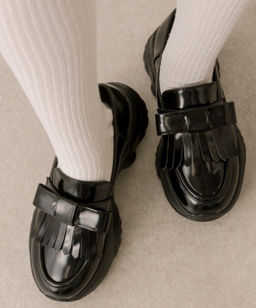 【S/M/Lサイズ展開 SNSで話題の！】スニーカーソールローファー（その他シューズ）｜OLIVE des OLIVE（オリーブデオリーブ）