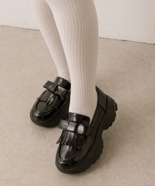 【S/M/Lサイズ展開 SNSで話題の！】スニーカーソールローファー（その他シューズ）｜OLIVE des OLIVE（オリーブデオリーブ）