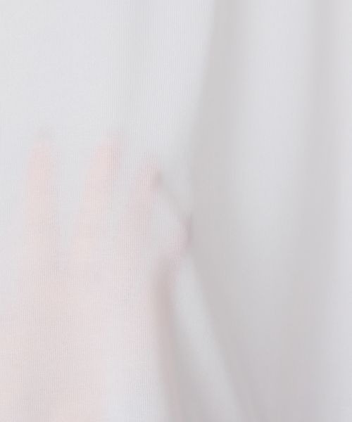 JEANASIS(ジーナシス)の「シャドーシアーLS TEE/323147(Tシャツ/カットソー・レディース・ホワイト/ブラック/グレー系その他/ライトグレー系/ブラウン・FREE)」の13枚目の写真