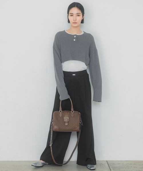 JEANASIS(ジーナシス)の「シャドーシアーLS TEE/323147(Tシャツ/カットソー・レディース・ホワイト/ブラック/グレー系その他/ライトグレー系/ブラウン・FREE)」の20枚目の写真