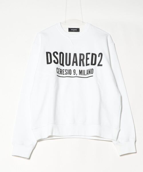 特価◆DSQUARED2 ロゴ コットン スウェット セール】Cool Fit Brushed Cotton Fleece/0241(スウェット