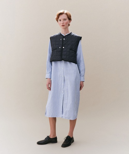 LAVENHAM（ラベンハム）の「DB Thornham Gilet Womens / ディービー ソーンハム ジレ ウィメンズ（ベスト・レディース・シルバー/ブラック・12/10/8/6/14）」の3枚目の写真