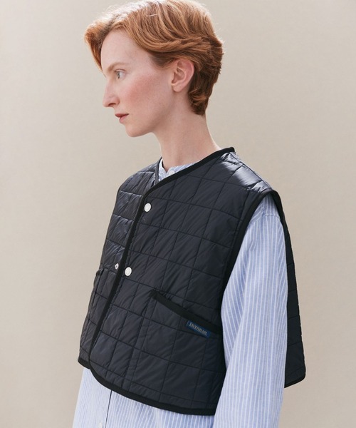 LAVENHAM（ラベンハム）の「DB Thornham Gilet Womens / ディービー ソーンハム ジレ ウィメンズ（ベスト・レディース・シルバー/ブラック・12/10/8/6/14）」の5枚目の写真