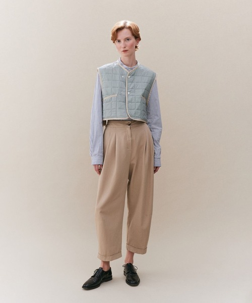 LAVENHAM（ラベンハム）の「DB Thornham Gilet Womens / ディービー ソーンハム ジレ ウィメンズ（ベスト・レディース・シルバー/ブラック・12/10/8/6/14）」の18枚目の写真