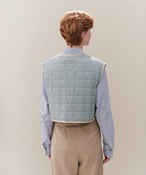 LAVENHAM（ラベンハム）の「DB Thornham Gilet Womens / ディービー ソーンハム ジレ ウィメンズ（ベスト・レディース・シルバー/ブラック・12/10/8/6/14）」の21枚目の写真