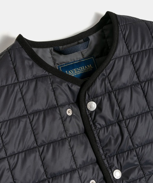 LAVENHAM（ラベンハム）の「DB Thornham Gilet Womens / ディービー ソーンハム ジレ ウィメンズ（ベスト・レディース・シルバー/ブラック・12/10/8/6/14）」の14枚目の写真