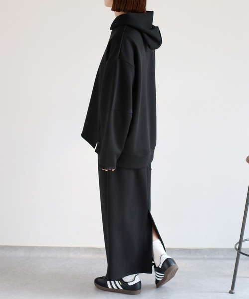 cepo（セポ）の「〈セットアイテム〉ダンボールフーディセットアップ（パーカー・レディース・オフホワイト/ブラック/ベージュ・M）」の22枚目の写真