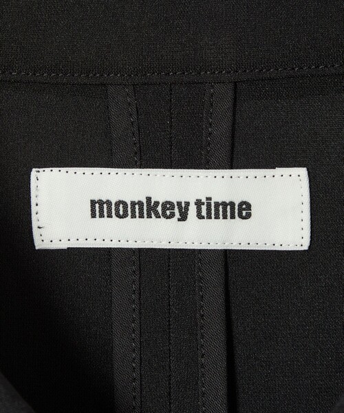 MONKEY TIME(モンキータイム)の「RENU TROシリーズ ジップ シャツ -セットアップ対応-(シャツ/ブラウス・メンズ・ブラック/ダークグレー/ネイビー・S/M/L/XL)」の8枚目の写真
