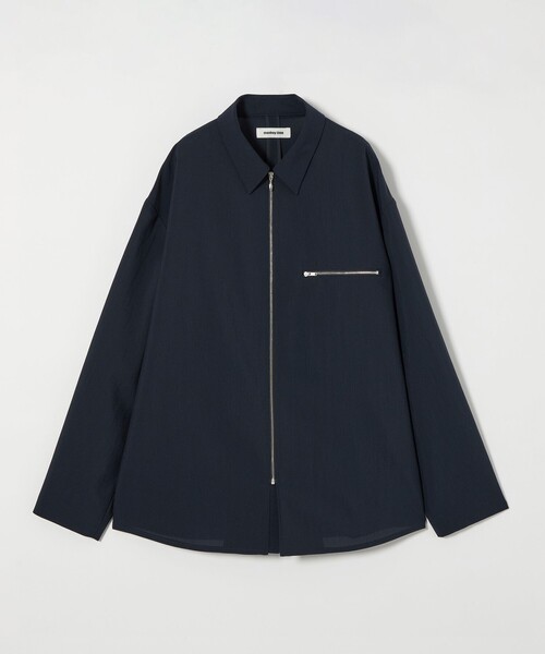 MONKEY TIME(モンキータイム)の「RENU TROシリーズ ジップ シャツ -セットアップ対応-(シャツ/ブラウス・メンズ・ブラック/ダークグレー/ネイビー・S/M/L/XL)」の16枚目の写真