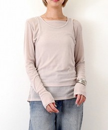 STYLEBLOCK | シアーリブタンクセットトップス(Tシャツ/カットソー)
