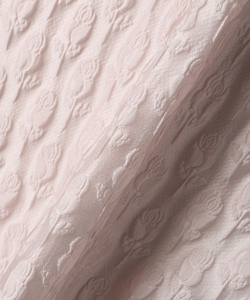 F i.n.t（フィント）の「チュールスリーブジャガードブルゾン/fint　フィント（ブルゾン・レディース・アイボリー/ライトピンク・FREE）」の22枚目の写真