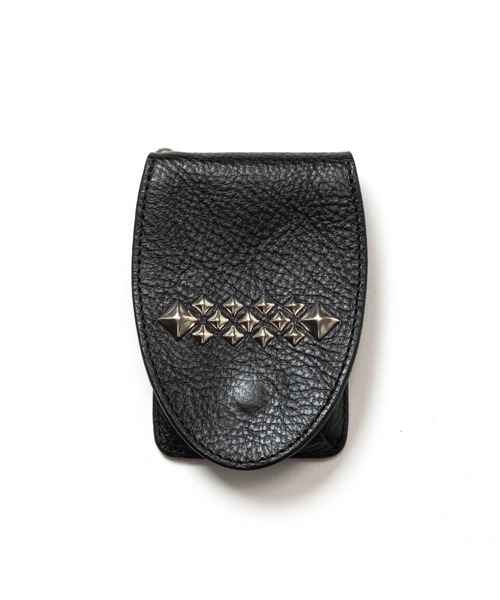 CALEE（キャリー）の「STUDS LEATHER MULTI COIN CASE（コインケース・メンズ・ブラック・FREE）」の7枚目の写真