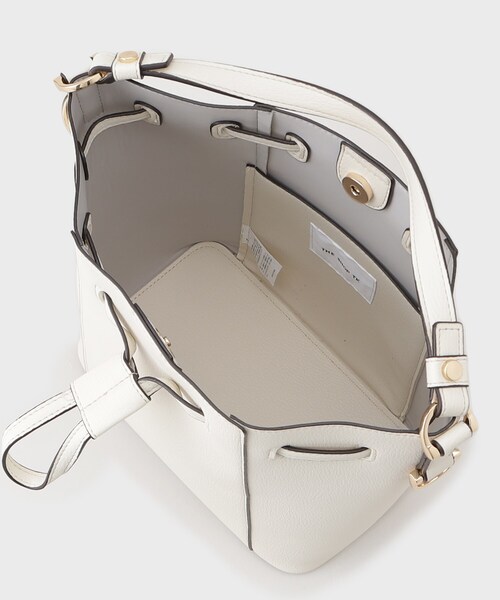 THE SHOP TK （ザ ショップ ティーケー ）の「巾着合皮バッグ（ショルダーバッグ・レディース・サックスブルー/オフホワイト/ブラック・00）」の12枚目の写真