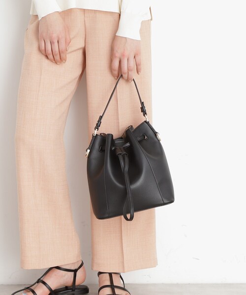 THE SHOP TK （ザ ショップ ティーケー ）の「巾着合皮バッグ（ショルダーバッグ・レディース・サックスブルー/オフホワイト/ブラック・00）」の19枚目の写真