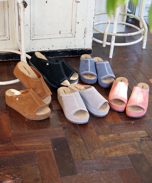 Minnetonka(ミネトンカ)の「MINNETONKA ミネトンカ / スエード厚底サンダル PAISLEE(サンダル・レディース・ブラウン/ベージュ/ブラック/ブルー/コーラル・7/8/6/9/5)」の17枚目の写真