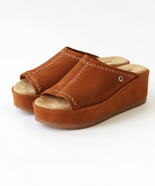 Minnetonka(ミネトンカ)の「MINNETONKA ミネトンカ / スエード厚底サンダル PAISLEE(サンダル・レディース・ブラウン/ベージュ/ブラック/ブルー/コーラル・7/8/6/9/5)」の19枚目の写真