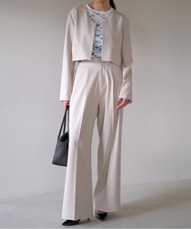 ハイウエストワイドパンツ