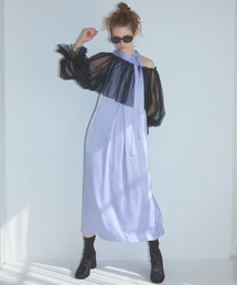 avenchumu オフショルダーサテンリボントップス Off shoulder satin ribbon tops – AVENCHUMU （アバンチュウム）