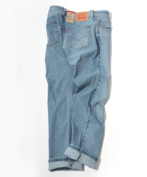 Levi's（リーバイス）の「Levi's/リーバイス 505 REGULAR STRAIGHT ストレッチデニム レギュラーストレート（デニムパンツ・メンズ・ライトインディゴブルー/サックスブルー/インディゴブルー/ダークインディゴブルー・32inch/30inch/34inch/36inch/31inch/33inch）」の4枚目の写真