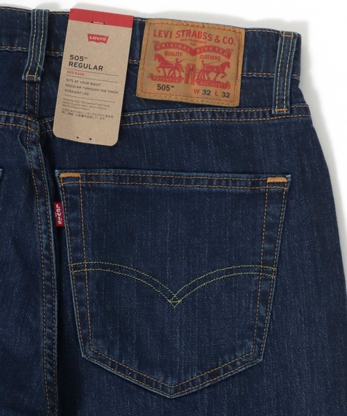 Levi's（リーバイス）の「Levi's/リーバイス 505 REGULAR STRAIGHT ストレッチデニム レギュラーストレート（デニムパンツ・メンズ・ライトインディゴブルー/サックスブルー/インディゴブルー/ダークインディゴブルー・32inch/30inch/34inch/36inch/31inch/33inch）」の18枚目の写真