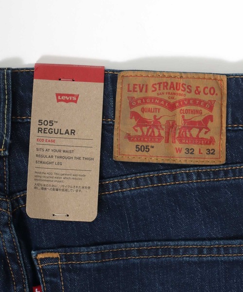 Levi's（リーバイス）の「Levi's/リーバイス 505 REGULAR STRAIGHT ストレッチデニム レギュラーストレート（デニムパンツ・メンズ・ライトインディゴブルー/サックスブルー/インディゴブルー/ダークインディゴブルー・32inch/30inch/34inch/36inch/31inch/33inch）」の19枚目の写真