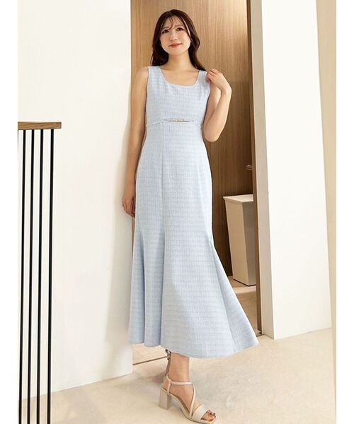 セール】カットアウトツイードマーメイドワンピース（ワンピース