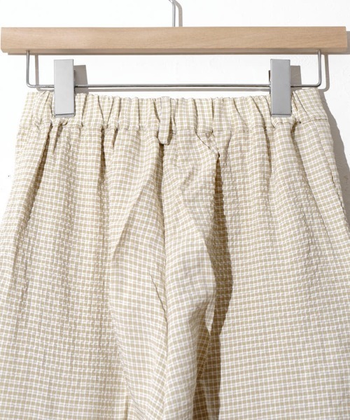 flower（フラワー）の「ステップギンガムパンツ（その他パンツ・レディース・ベージュ/ブラック・FREE）」の18枚目の写真