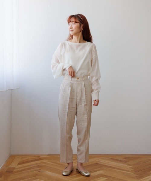 パンツ kokonamamuonline Flower relax PT FLOWER RELAX PANTS / フラワーリラックスパンツ（その他パンツ