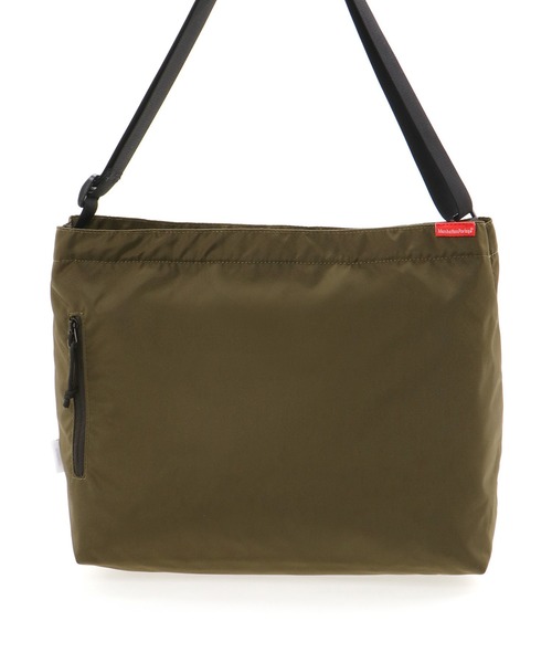 Manhattan Portage（マンハッタンポーテージ）の「Clearview Shoulder Bag Back Pocket 420D CORDURA ECO（ショルダーバッグ・メンズ・ブラック/ブラウン/カーキ・MEDIUM）」の6枚目の写真