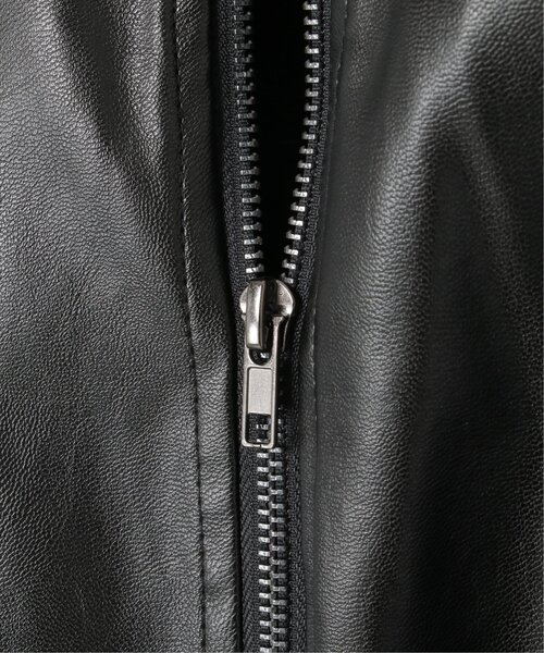 VENCEEXCHANGE（ヴァンスエクスチェンジ）の「合皮ジャンスカ（ジャンパースカート・レディース・ブラック/ブラウン・FREE）」の10枚目の写真