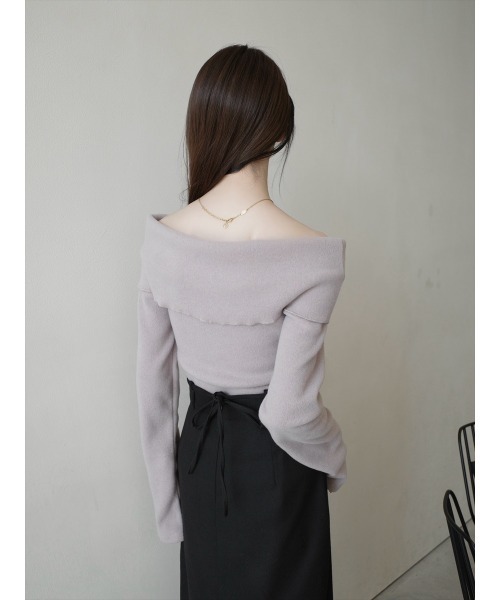 amel(エイメル)の「スフレフィールオフショルダートップス/ベージュ(Tシャツ/カットソー・レディース・ベージュ・FREE)」の13枚目の写真
