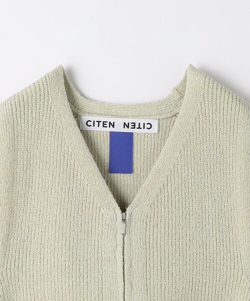 CITEN（シテン）の「＜CITEN＞エッセンシャルニットベスト（ベスト・レディース・ライトグレー/ネイビー/グレー・FREE）」の21枚目の写真