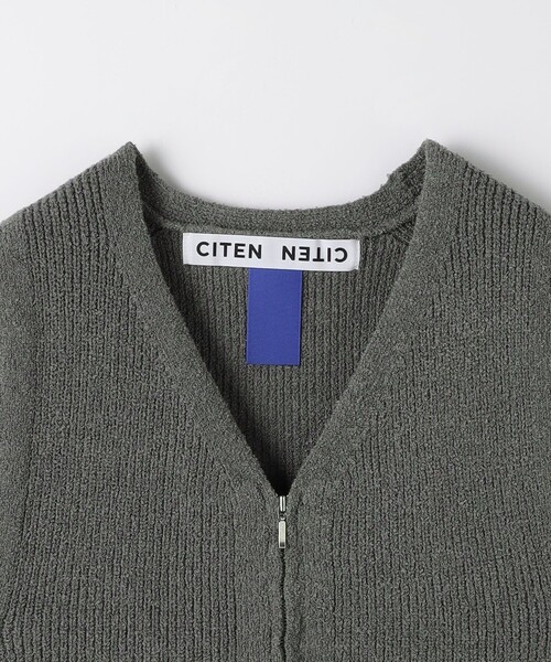 CITEN（シテン）の「＜CITEN＞エッセンシャルニットベスト（ベスト・レディース・ライトグレー/ネイビー/グレー・FREE）」の17枚目の写真