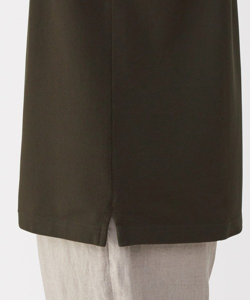 無印良品（ムジルシリョウヒン）の「紳士　洗いざらし鹿の子編み半袖ポロシャツ（ポロシャツ・メンズ・ホワイト/ダークネイビー/ブラウン/グレー/ダークグリーン/ブラック・S/M/L/XL）」の12枚目の写真