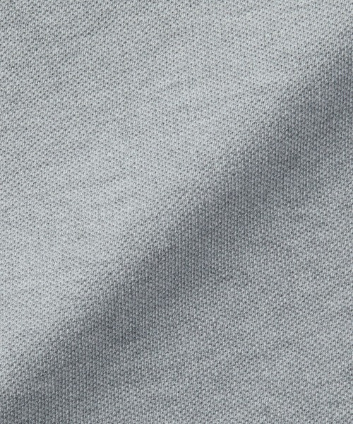 無印良品（ムジルシリョウヒン）の「紳士　洗いざらし鹿の子編み半袖ポロシャツ（ポロシャツ・メンズ・ホワイト/ダークネイビー/ブラウン/グレー/ダークグリーン/ブラック・S/M/L/XL）」の7枚目の写真