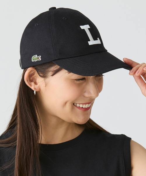 LACOSTE(ラコステ)の「Lステッチローキャップ(キャップ・メンズ・ブラック/ホワイト/ネイビー・58cm)」の22枚目の写真