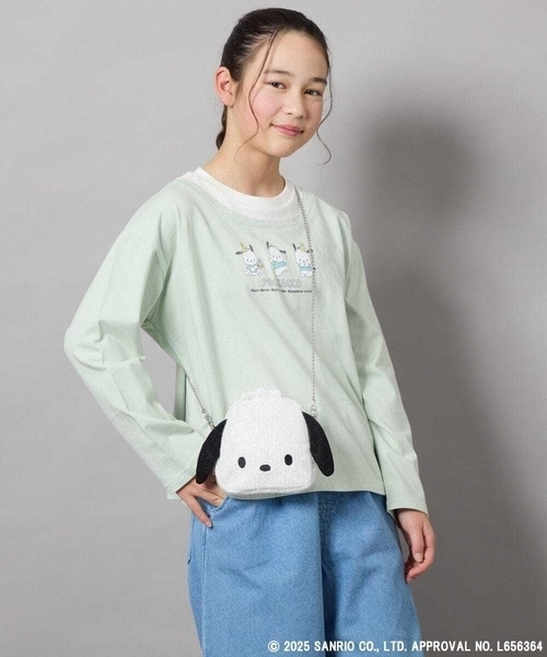 a.v.v（アーヴェヴェ）の「[KIDS]【ポチャッコ＆シナモロール】ミニショルダーバッグ（ショルダーバッグ・キッズ・ミント/ダークインディゴブルー・120）」の7枚目の写真