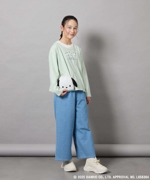 a.v.v（アーヴェヴェ）の「[KIDS]【ポチャッコ＆シナモロール】ミニショルダーバッグ（ショルダーバッグ・キッズ・ミント/ダークインディゴブルー・120）」の8枚目の写真