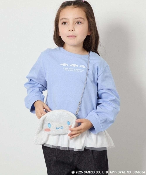 a.v.v（アーヴェヴェ）の「[KIDS]【ポチャッコ＆シナモロール】ミニショルダーバッグ（ショルダーバッグ・キッズ・ミント/ダークインディゴブルー・120）」の16枚目の写真