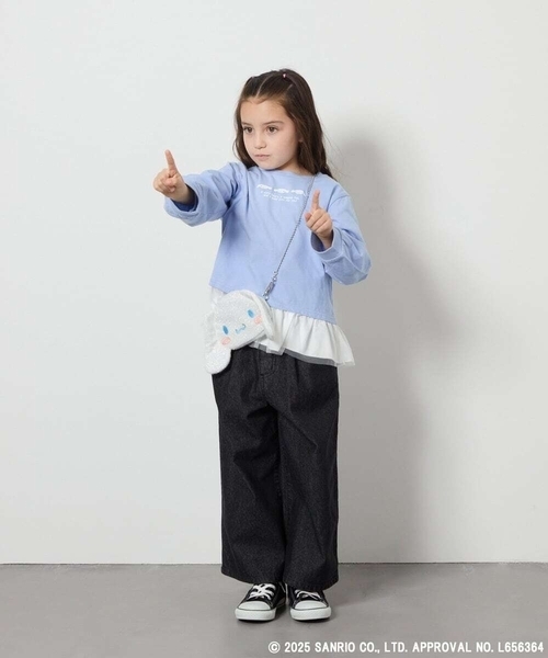 a.v.v（アーヴェヴェ）の「[KIDS]【ポチャッコ＆シナモロール】ミニショルダーバッグ（ショルダーバッグ・キッズ・ミント/ダークインディゴブルー・120）」の17枚目の写真