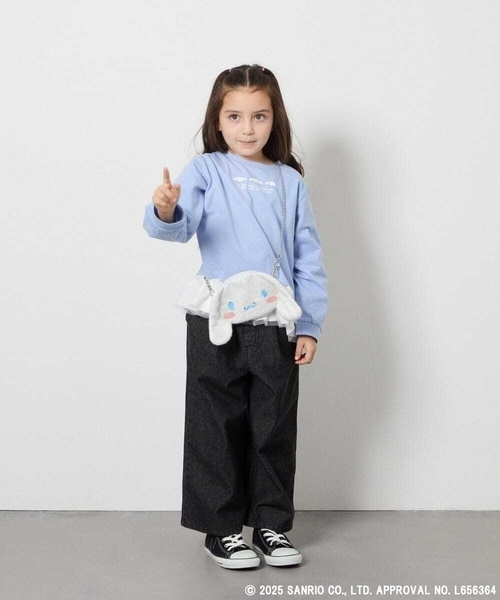 a.v.v（アーヴェヴェ）の「[KIDS]【ポチャッコ＆シナモロール】ミニショルダーバッグ（ショルダーバッグ・キッズ・ミント/ダークインディゴブルー・120）」の18枚目の写真