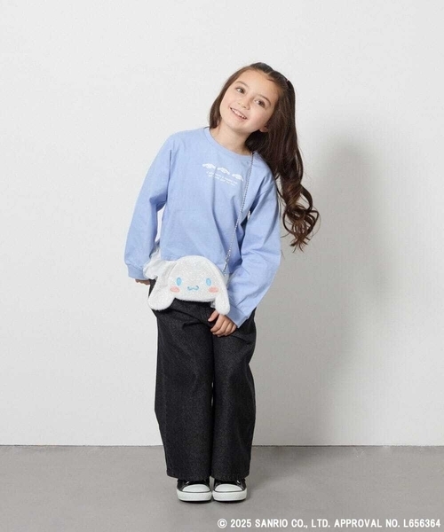 a.v.v（アーヴェヴェ）の「[KIDS]【ポチャッコ＆シナモロール】ミニショルダーバッグ（ショルダーバッグ・キッズ・ミント/ダークインディゴブルー・120）」の20枚目の写真