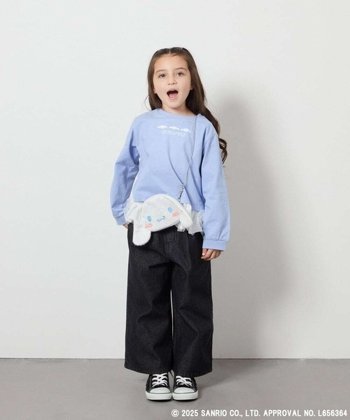 a.v.v（アーヴェヴェ）の「[KIDS]【ポチャッコ＆シナモロール】ミニショルダーバッグ（ショルダーバッグ・キッズ・ミント/ダークインディゴブルー・120）」の21枚目の写真