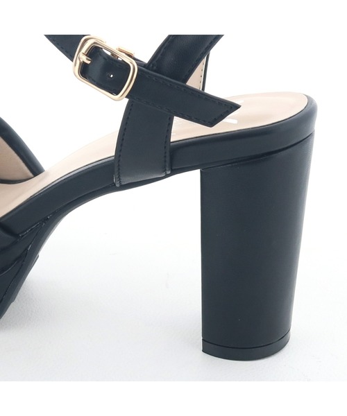 byあしながおじさん（バイアシナガオジサン）の「厚底ヒールアップサンダル 　8890895（サンダル・レディース・シルバー/ブラック/ライトブルー・S/M/L/LL）」の13枚目の写真