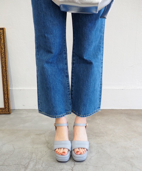 byあしながおじさん（バイアシナガオジサン）の「厚底ヒールアップサンダル 　8890895（サンダル・レディース・シルバー/ブラック/ライトブルー・S/M/L/LL）」の16枚目の写真