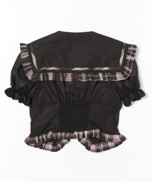 Ank Rouge(アンクルージュ)の「安全ピンセーラーブラウス(シャツ/ブラウス・レディース・ホワイト/ピンク/ブラック・M)」の17枚目の写真