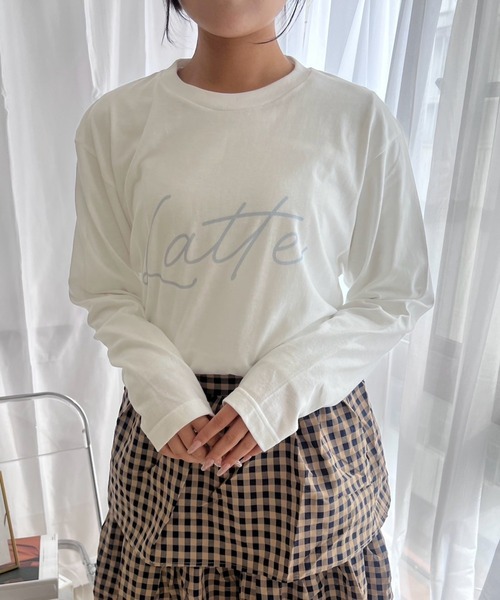 merrylatte(メリーラテ)の「LatteデザインロンT/長袖Tシャツ(Tシャツ/カットソー・レディース・B/C/D/E/F/A・MEDIUM)」の3枚目の写真
