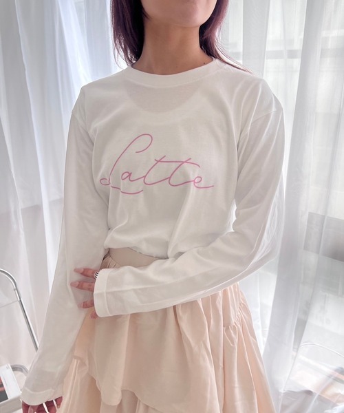 merrylatte(メリーラテ)の「LatteデザインロンT/長袖Tシャツ(Tシャツ/カットソー・レディース・B/C/D/E/F/A・MEDIUM)」の5枚目の写真
