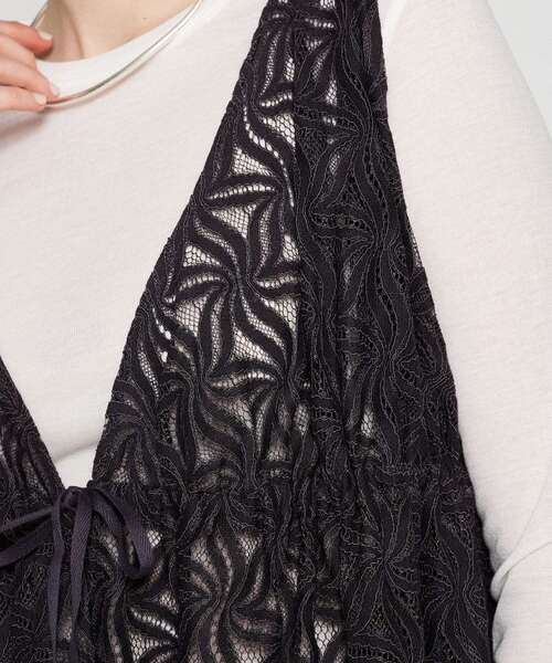 cloenc（クロエンス）の「【手洗い可】フラワーレースブラウス（シャツ/ブラウス・レディース・ホワイト系6/ブラック系3・02）」の9枚目の写真